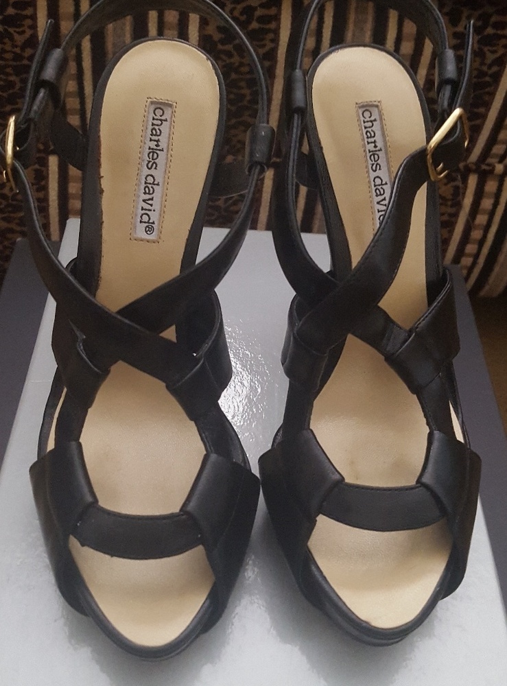 Platform heel sandals